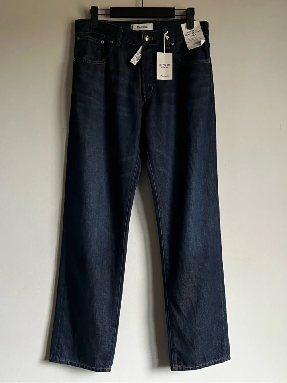 NWT Dean Easy Straight Jeans in Softdrape Size 26 Foundry Dark Wash $158 NX997 - Picture 2 of 15
